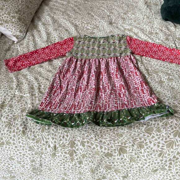 Jelly the Pug Christmas / Holiday dress / top size 8 - Picture 11 of 13